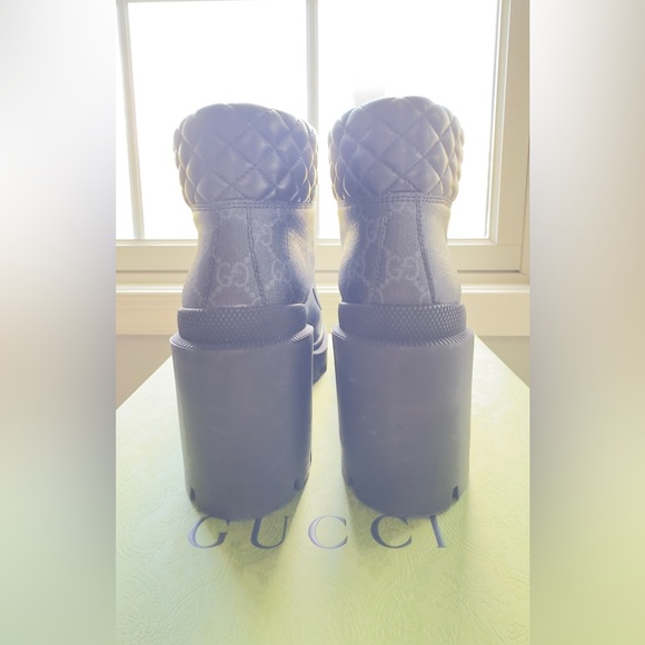 Gucci Apollo GG Supreme Samoa quilted combat boots - Picture 5 of 11